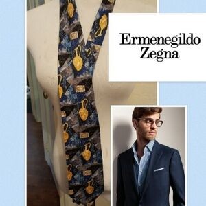 Ermenegildo Zegna silk tie‎